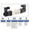 4V130C-06 4V230C-08 Solenoid Valve Control Valve Reversing valve 12v 24V 220v 36V Coil Two-position Five-way 4V330C-10 4V430C-15