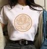 Damen Harajuku Y2K Oversized T-Shirt Drache Goth Anime Grafik-T-Shirt Vintage pro Choice Sommer Poly-Baumwoll-Set Oberteile