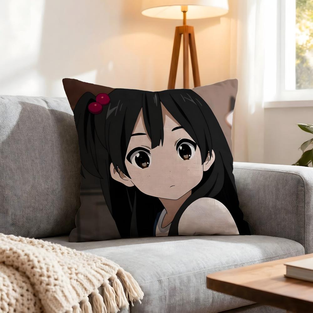 Anime Tamako Market Cushion Cover 1Pcs Decorative Covers Soft Cushion Case For Sofa Couch Decor 40X40 45X45 Pillowcases