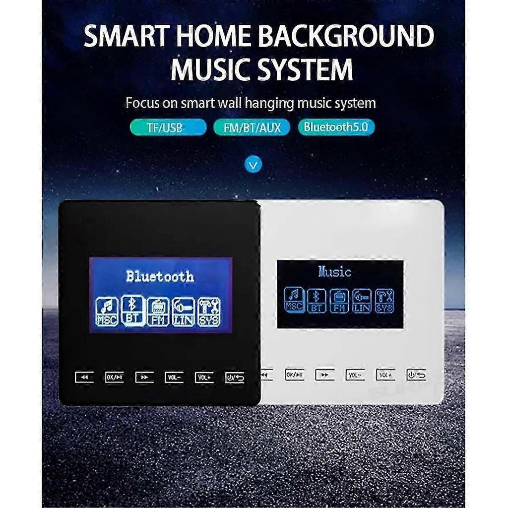86 Bluetooth Mini Home Background Music System Ist Kompatibel Mit Wandmontiertem Verstärker Touch-Taste