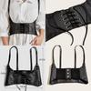 Color Solid Simple Strap Design Women Casual Strap Waist Cover For Street Wear