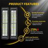 28Led 84W Work Light Bar 9-80V Flood Light Driving Fog Light Off-Road Led Work Light For Car Suv 4Wd Led Beam