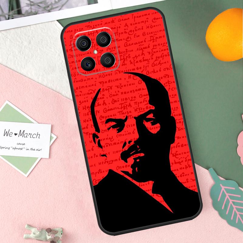 lenin Soviet Union flag Case For Honor X9b X8b X9a X8a X8 X9 X9c 50 70 90 Lite Honor 200 Pro Magic 7 5 6 Lite Cover