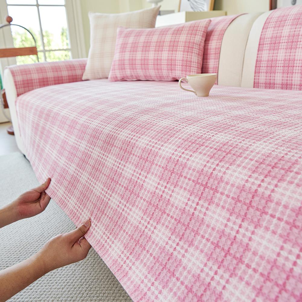 

[Pick Up Leaks] Sofa Cushions Are Universal In All Seasons, Non-Slip Chenier Sofa Towels, Sofa Covers, Backrest Cushions, Cloth Covers 70*70cm