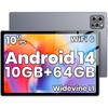 Coming In Android 14 6000mAh Large Widevine 6 IPS Screen [10-inch Tablet, 2025] Tablet, 10-inch, Wi-Fi Model, 10GB+64GB+1TB Expansion, 8-Core CPU,