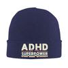 pc ADHD Bonnet Hats my SuperPower Beanie Hats Printed Knitting Hat Autumn Cool Unisex Women Unisex Kpop Elastic Cap