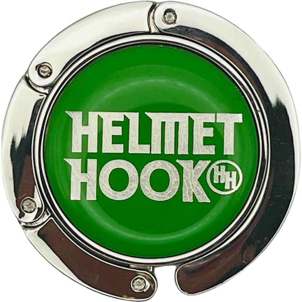 HELMET HOOK Helmet Hook Helmet Holder Helmet Hanger Jacket Bag Hanger Bag Hook Small Heavy Duty Australian Brand (Green)