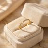 Delicate Micro Pave Zircon Rings for Women Minimalist Gold Color CZ Tiny Rings Aesthetics Daily Engagement Party Jewelry Gifts