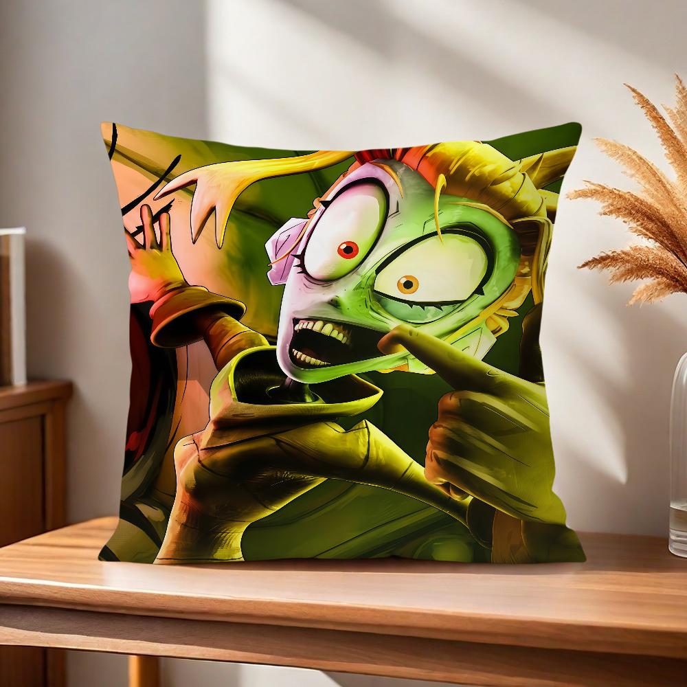Cushion Cover Soft Pillow Case For Sofa Anime Living Room Home Office Decor Protective Covers The D-District Gaslight Cartoon