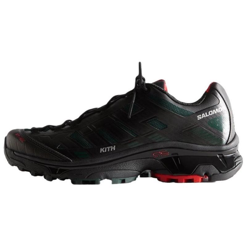 KITH x SALOMON XT Voyager Low Top Casual City Commute Running Shoes Unisex Black Green Sneakers 477723
