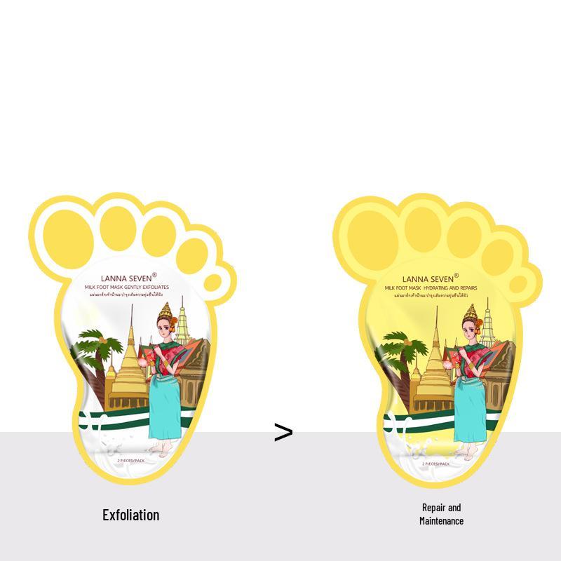 

Набор масок для ног Lanna Seven Thai Milk для увлажнения и восстановления