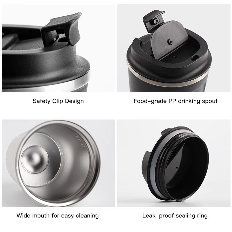 380ML Car Vacuum Cup Coffee Thermos 304 Stainless Steel Tire Valve Cap For Mercedes Benz AMG E S C A B Class GLE GLS CLA CLE GLC