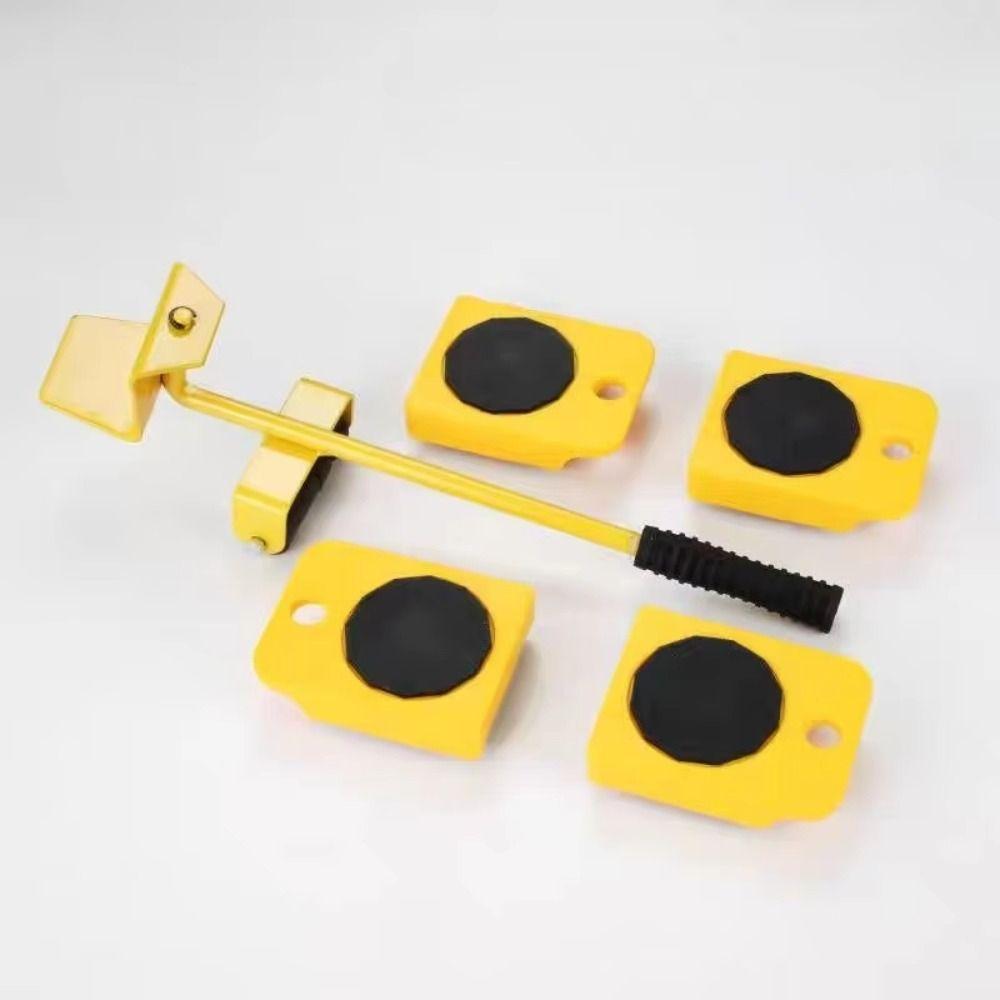 5Pcs 360 Degree Rotatable Furniture Mover Set Effort Saving Easy Furniture Lifter Sofa Moving