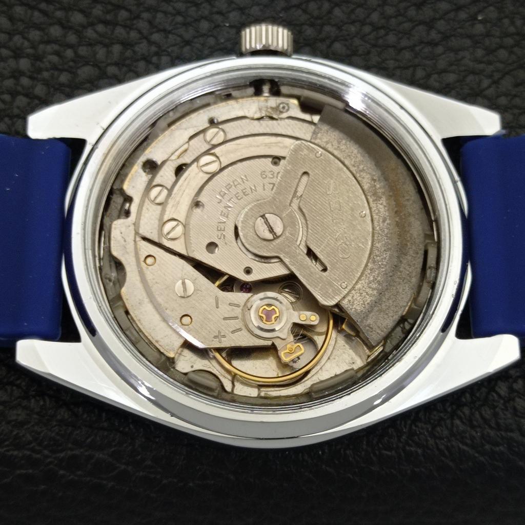 AUTOMATIC VINTAGE REFURBISHED SEIKO 5 JAPAN 6309A MENS BLUE DIAL WATCH a441244-4 Sk-a441244