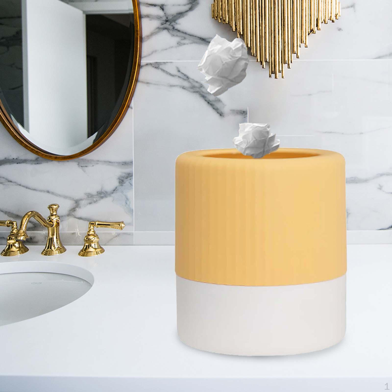 

Compact Waste Bin for Home and Office Use жовтий