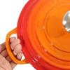 Le Creuset Pot Cocotte Ronde Orange 09 Creuset/Le Two-handed 21177-20cm (Silver Knob) [Item]