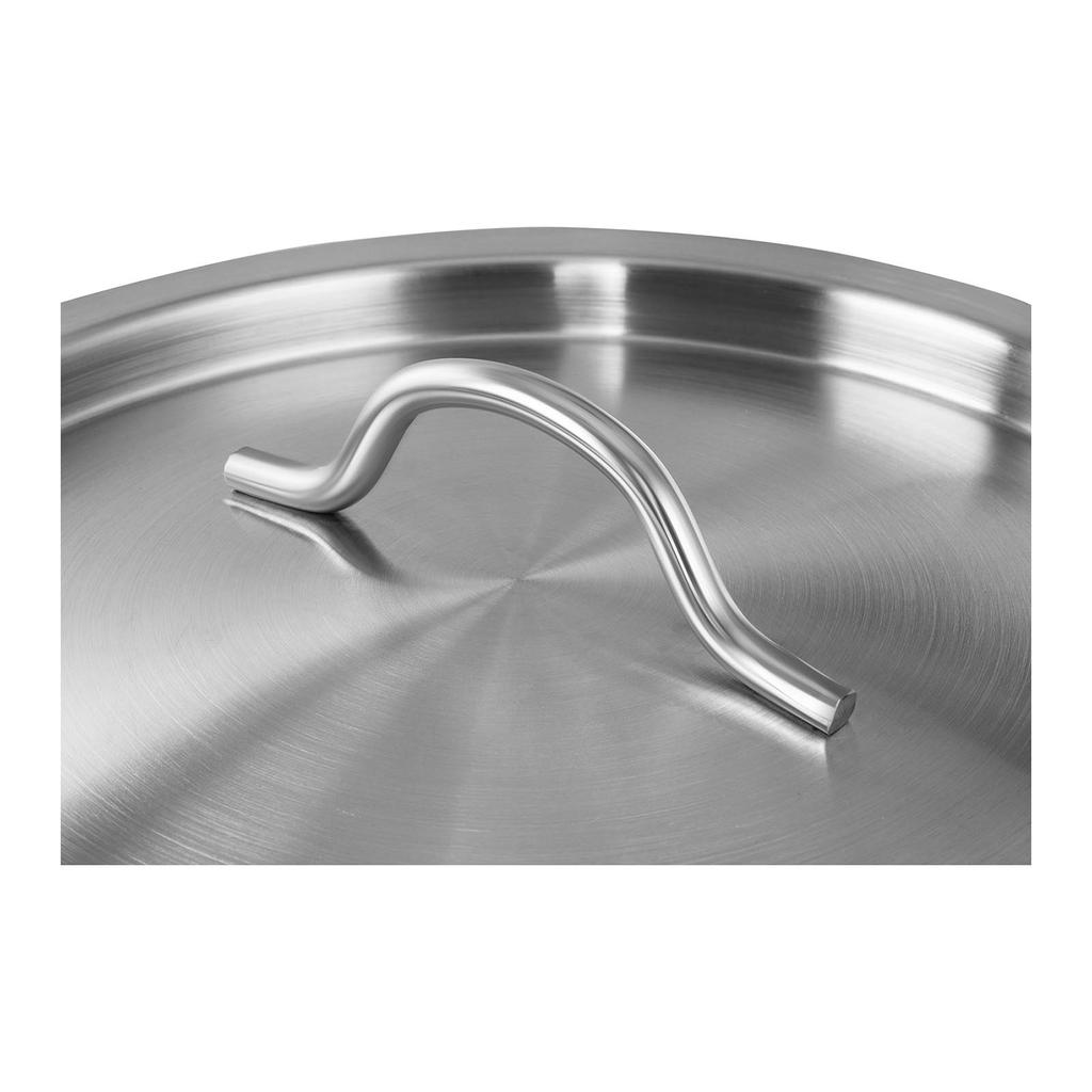 Gastronorm Pot With Lid, Stainless Steel, For Induction Cookers, 36 L