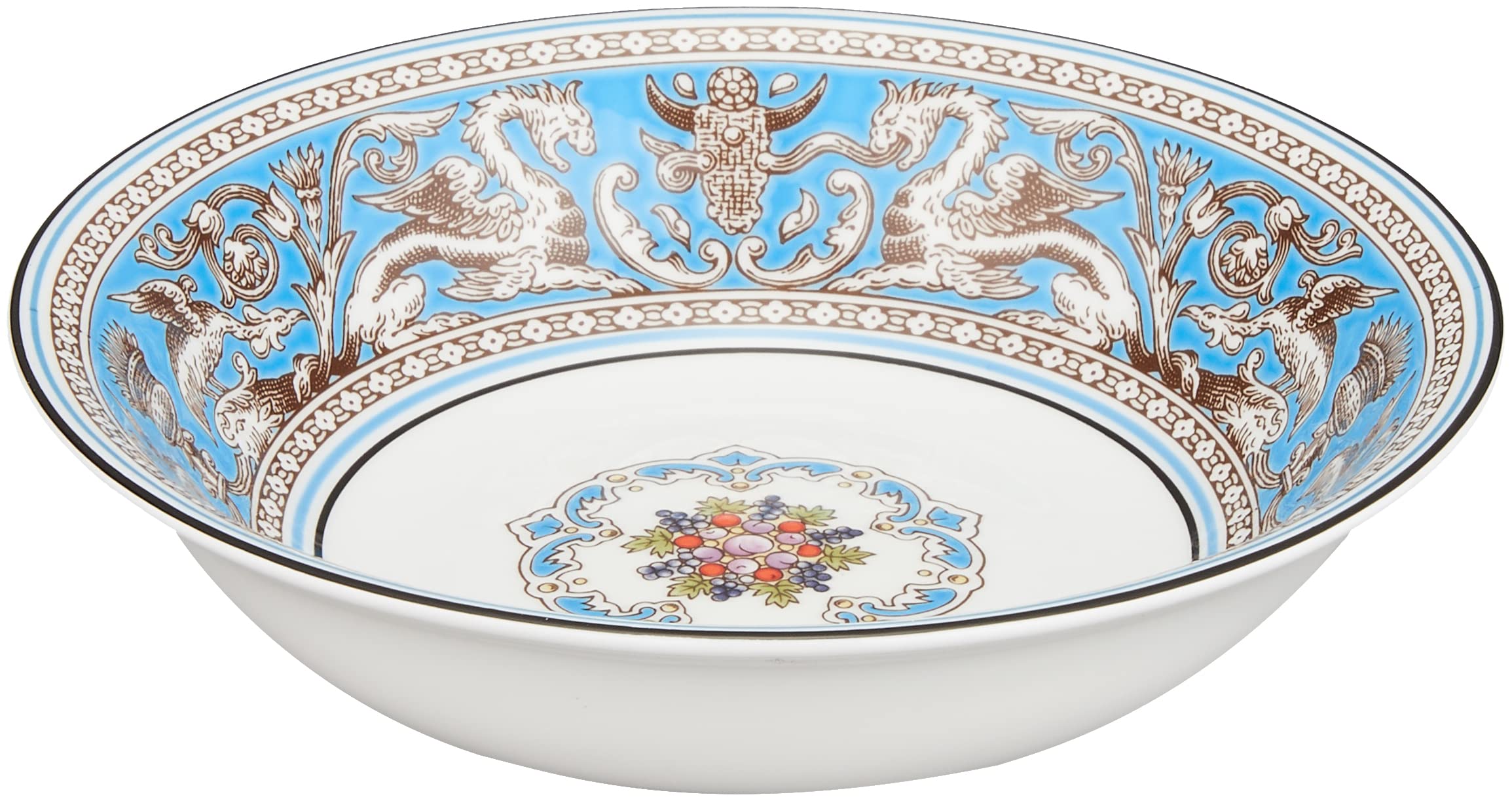 

[Officially Imported] Wedgwood Florentine Turquoise Salad Saucer, 15.5cm, Wedding Gift, Product Number: 50102602031