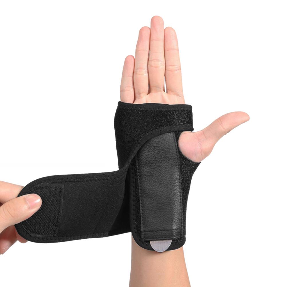 Wrist Brace with Steel Plate for Carpal Tunnel Compression Night Sleep Wrist Support Brace Adjustable Wrist Splint for