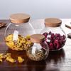 Glas-Teedose mit Korkverschluss - Versiegelbares, feuchtigkeitsdichtes Aufbewahrungsglas für Süßigkeiten oder Blumen