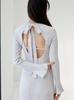 Snidel Back Open Knit Dress SWNO251017OWHTF