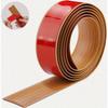 1PC 2m/78.74inch Self-adhesive Wood-like Floor Transition Strip Edge Sealing Strip Floor Joint Strip Pvc Wear-resistant