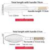 Roasting Fish Grilling Basket Camping Equipment Vegetable Heat-proof Folding DIY Bbq Outdoor Grill Grate Portable Barbecue Tools