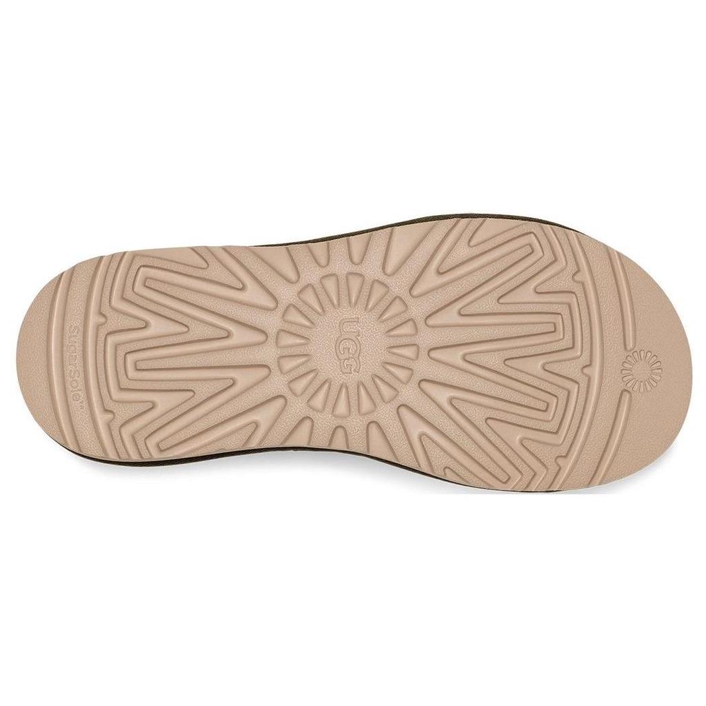 UGG Classic Sandal Two-Layer Cowhide Comfortable Casual Fashion Sandals Men Sandals Moss-Green 1136650-MSG