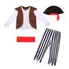 Halloween Pirate Costume Set for Party Performances