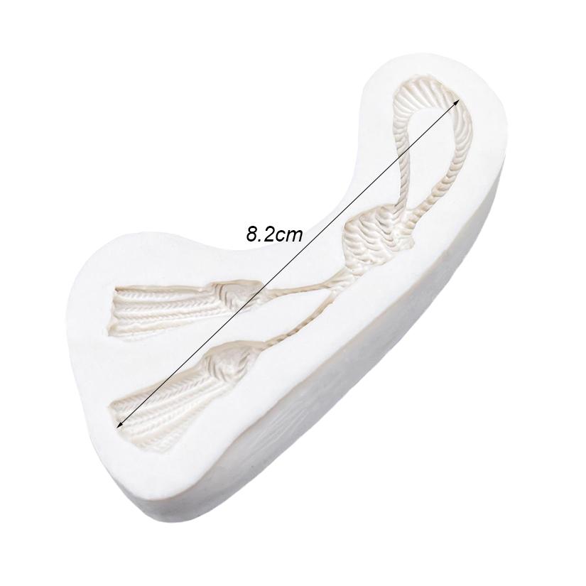 Curtain Tassels Silicone Sugarcraft Mold Resin Tools Cupcake Baking Mould Fondant Cake Decorating Tools