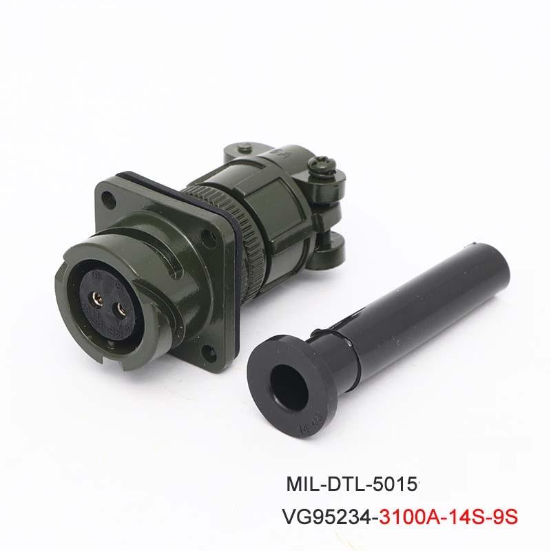 14S-9S 14S-9P Aviation Plug Servo Motor Connector MIL-DTL-5015 VG95234 MS3108A MS3106A MS3102A MS5015 MS3100A MS3101A 14-9S 14-9