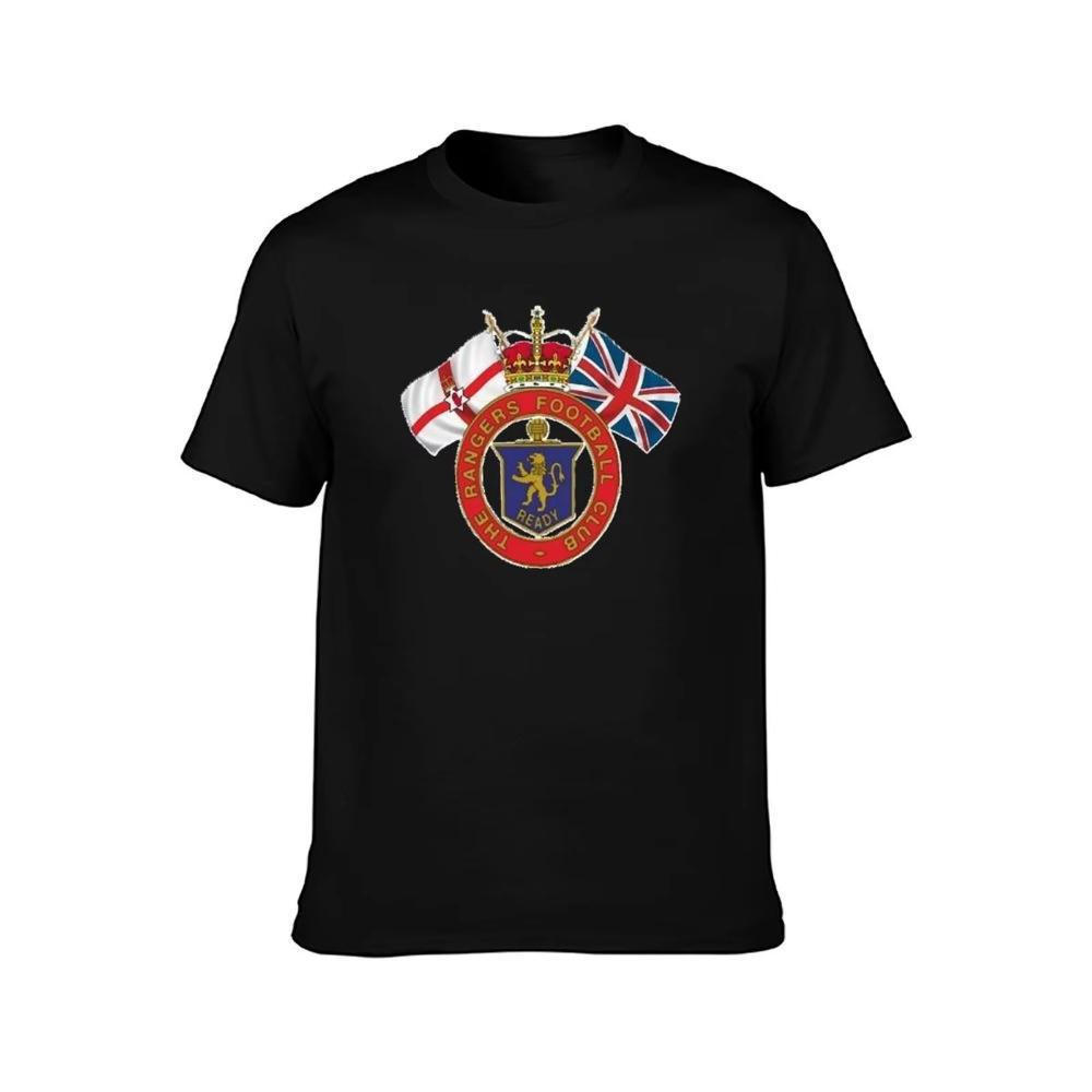 The Rangers Football Club TShirt Plus Size Tops Custom Tshirts Oversized T Shirt Mens White T Shirts Oversized T Shirt S