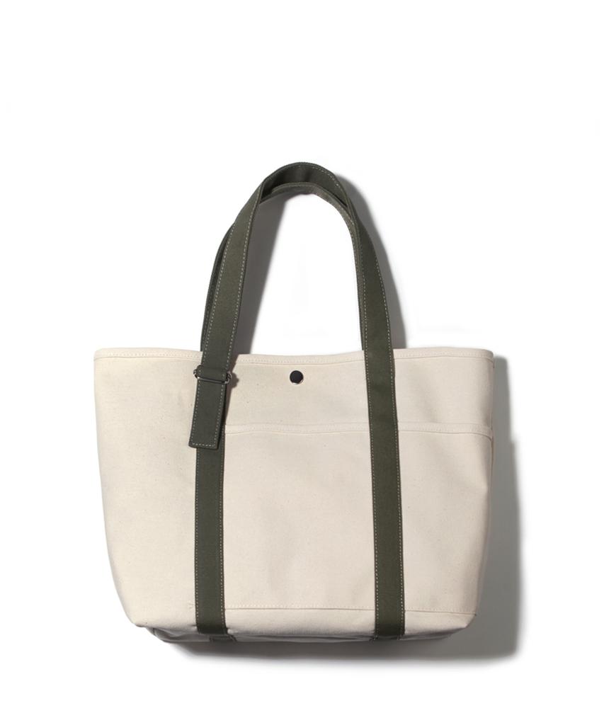 Deepoche Paseo Canvas Basic Tote - Natural/Olive