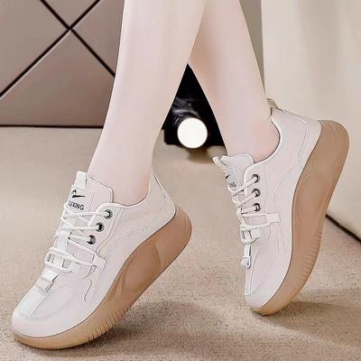 Zapatillas de deporte con plataforma para mujer, cómodas y antideslizantes, para correr, portátiles, con absorción de impactos, para primavera