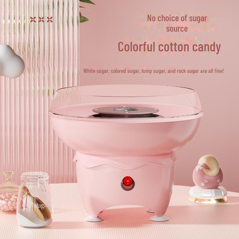 Vollautomatischer Zuckerwatte-Maker für Kinder - Mini, Bunt, Lebensmittelgeeignete Maschine