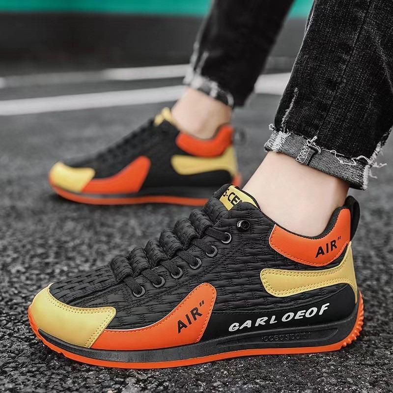 Men's New Trendy Outdoor Sports Casual Shoes Breathable, Light and Comfortable Soft-soled Jogging Board Shoes