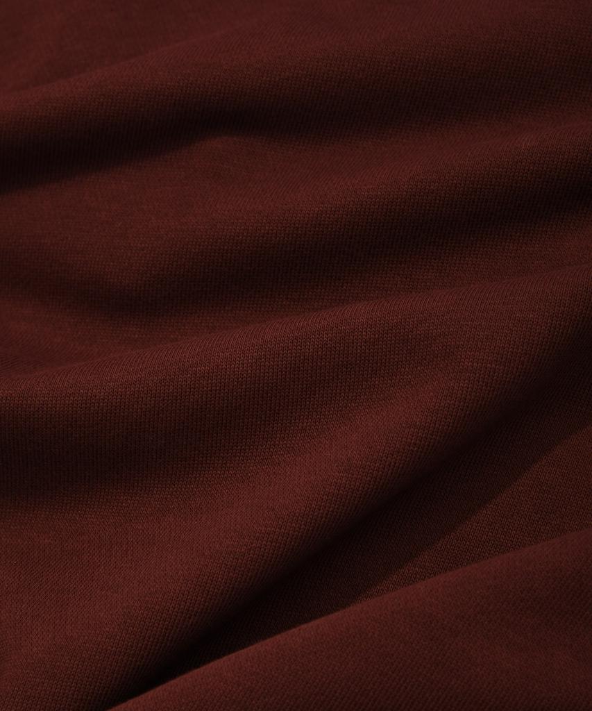 COVERNAT Arch Logo Half Zip Sweatshirt Deep Red