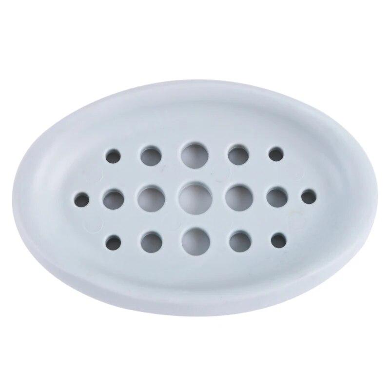 Bathroom Soap Drain Box Silicone Filter Bathroom Supplies Household Products Convenient Practical Laundry Brush Soap Tray
