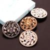 1pcs Round Rhinestone Metal Buttons Shank for Sewing Fur Coat Clothes DIY Accessory
