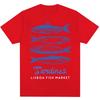 Funny Fish Market Print T-shirt Kawaii Fashion Men Women Harajuku High Quality T Shirts Loose Cotton Casual Summer T Shirt