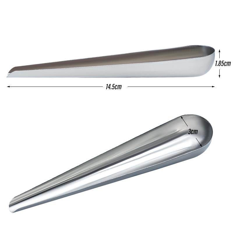 Bird Feeding Tool Pet Bird Parrot Bird Cage Stainless Steel Feeder Stainless Steel Bird Food Spoon Feeding Bird Supplies