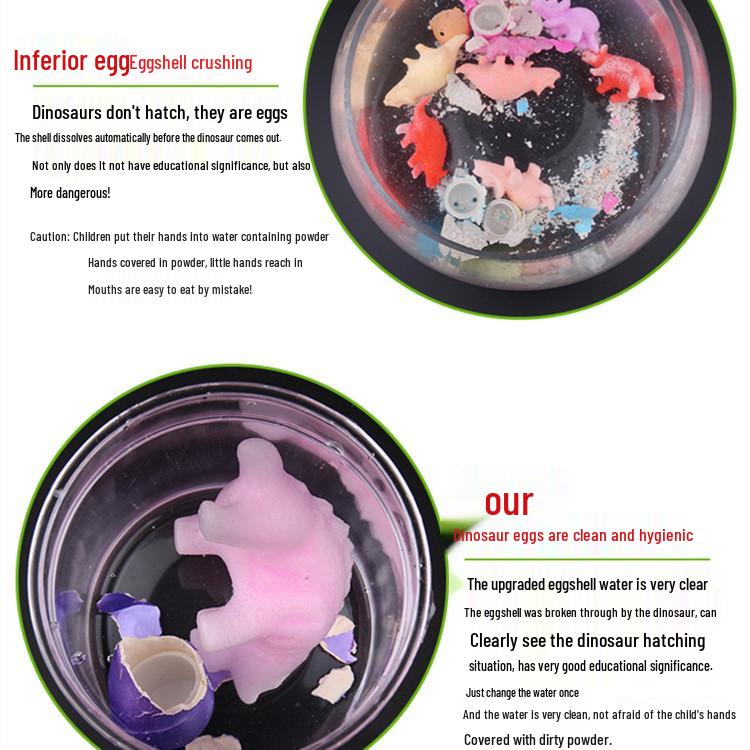 Dinosaur Egg Hatching Toy Set - Expanding Water Surprise for Kids' Gifts