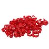 100PCS Chicken Leg Bands 20mm 001 To 100 Numbered Poultry Identification Leg Tags for Chicks Ducks Pigeons Goose Quail