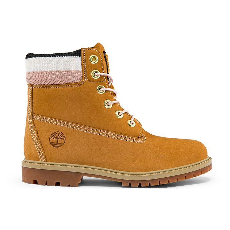 Timberland 6 Inch Outdoor Casual Waterproof Ankle Martin Boots Women boots Wheat A2R3GW