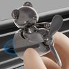 No perfume DIY fragrance teddy bear pilot car air freshener vent aroma diffuser rotating plane decorations accessories ornaments