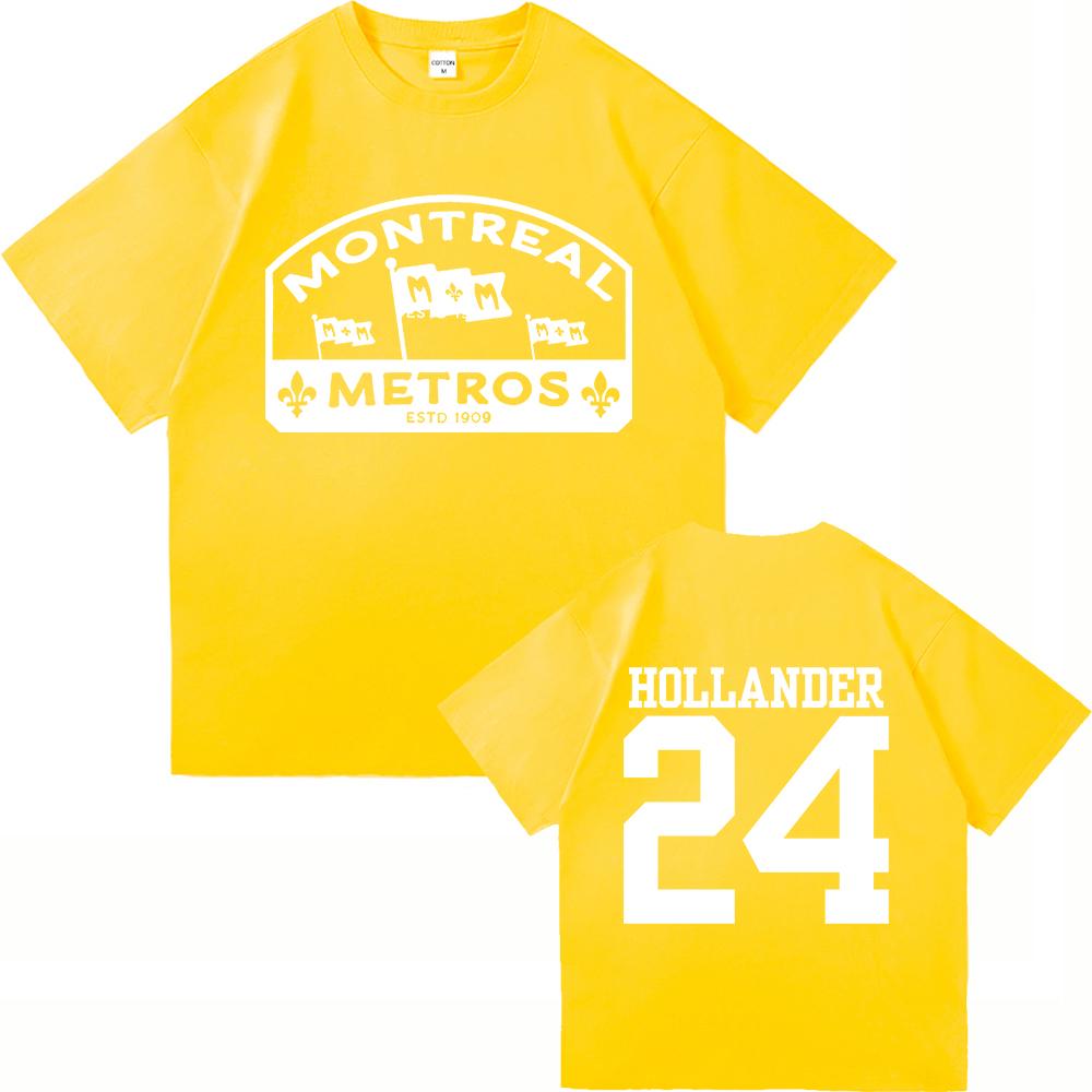 Hollander 24 T Shirt TV Show Heated Rivalry Rozanov 81 Menwomen Clothing Vintage Harajuku High Quality Tops Cotton Tshirts