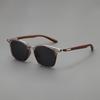 Retro Wood Grain Sunglasses for Women and Men New Square Frame Sun Glasses Outdoor Street  Eyewear