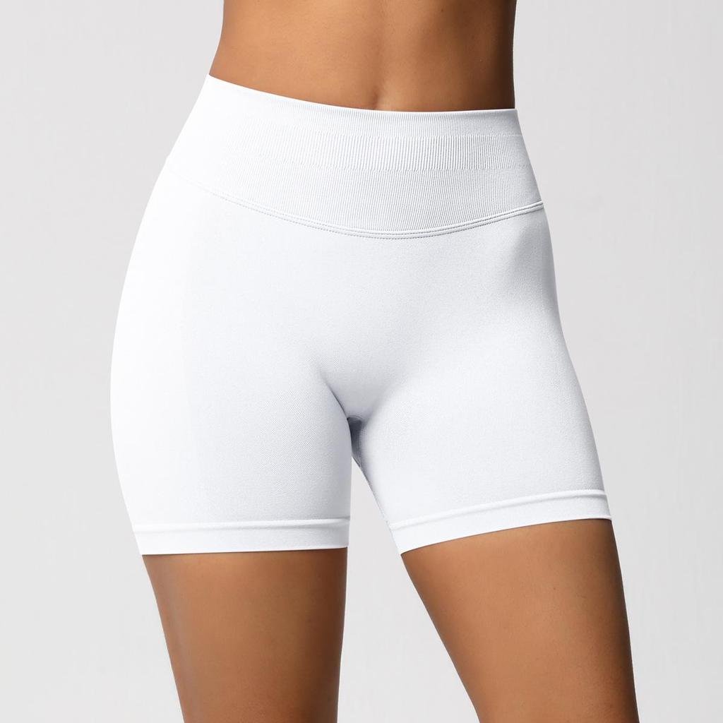 Seamless High-Waisted Butt-Lifting Fitness Shorts for Women - Quick-Drying Yoga and Sports Wear