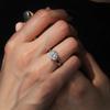 Simple Atmospheric Ring, Geometric Round All-Inclusive Fashion Ring