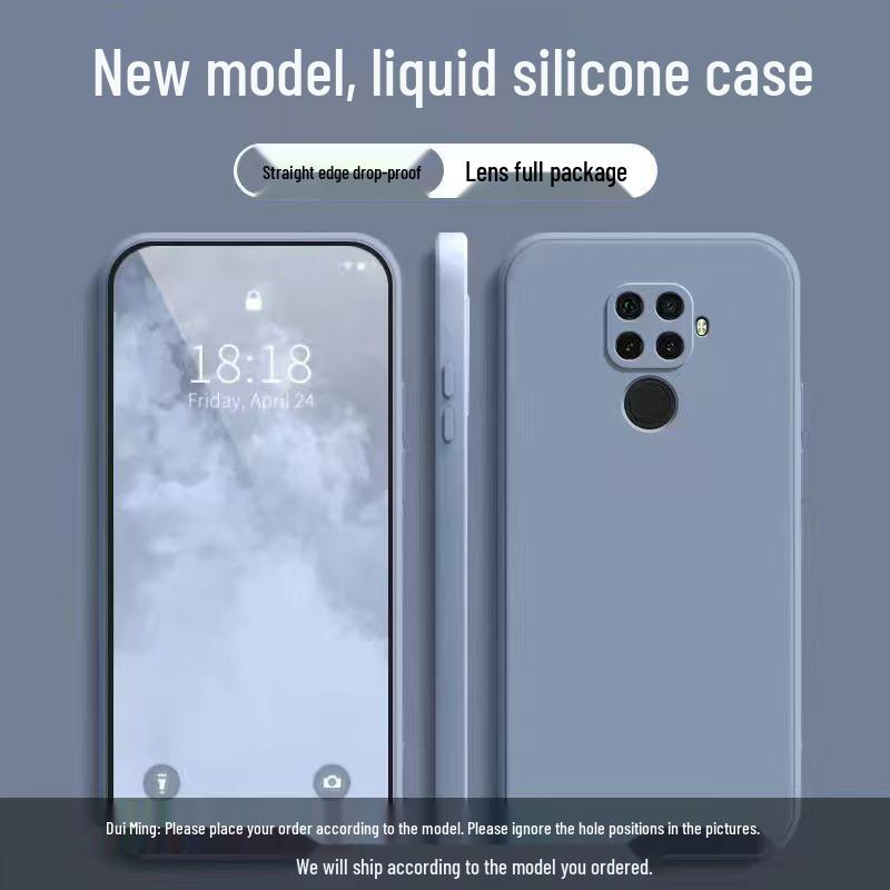 Liquid Silicone Full Coverage Drop Protection Case for Huawei nova5iPro - Skin-Friendly & Simple Style